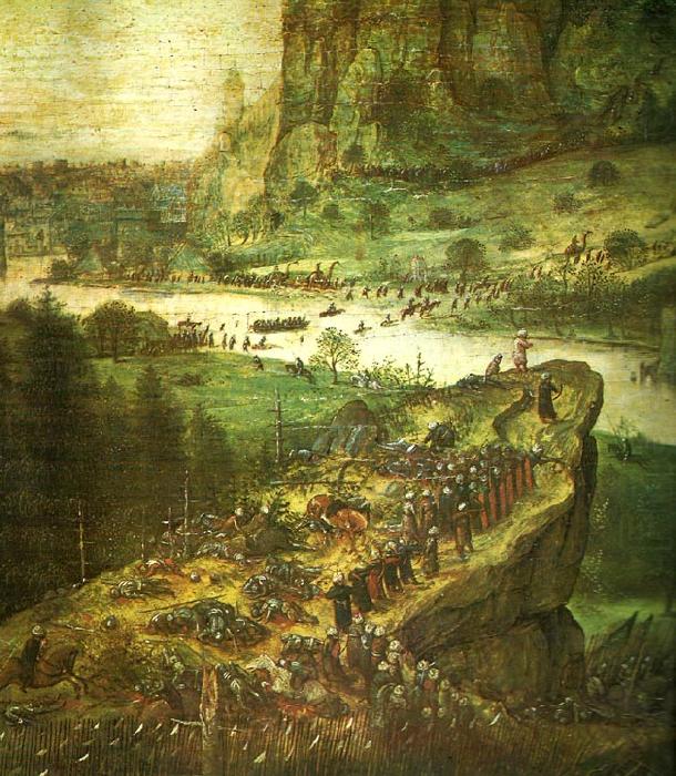 Pieter Bruegel detalj fran  sauls sjalvmord china oil painting image
